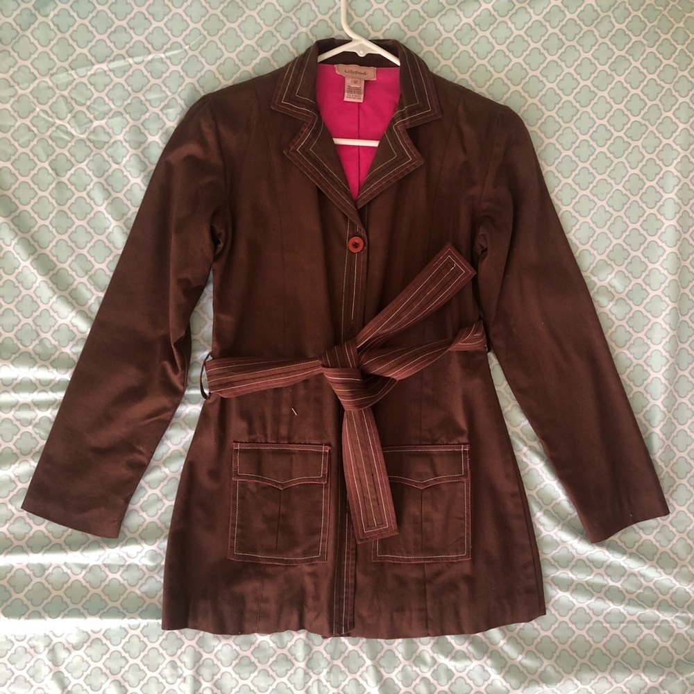 NWOT girls trench coat